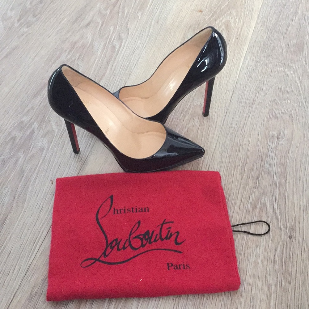 Real Louboutin Pigalle Plato red sole pump in a 37
